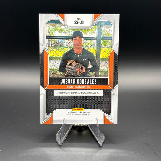 Josuar Gonzalez - 2025 Panini Prizm Sensational Signatures #SS-JG