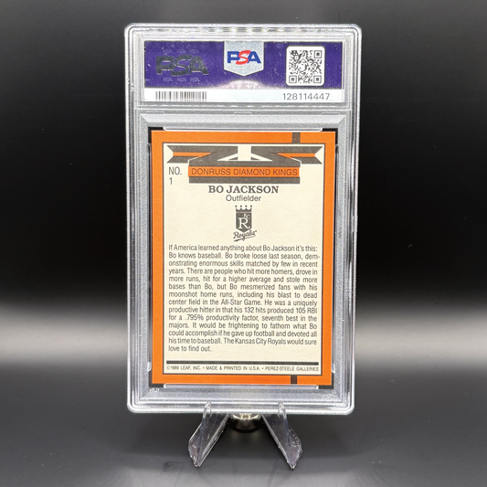 Bo Jackson (Diamond Kings) - PSA 6 - 1990 Donruss #1