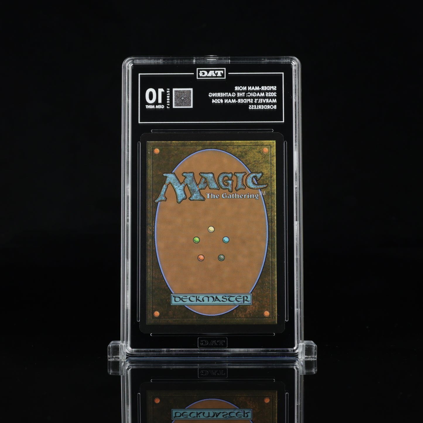 Spider-Man Noir (Borderless) - TAG 10 Gem Mint - 2025 Magic: The Gathering Marvel's Spider-Man #204