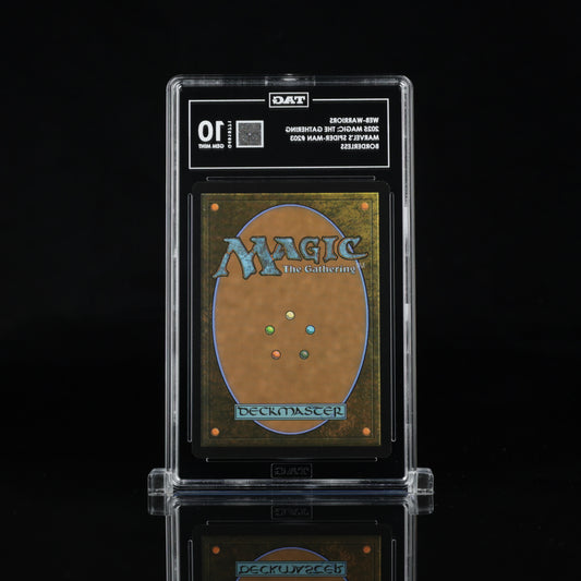 Web-Warriors (Borderless) - TAG 10 Gem Mint - 2025 Magic: The Gathering Marvel's Spider-Man #203