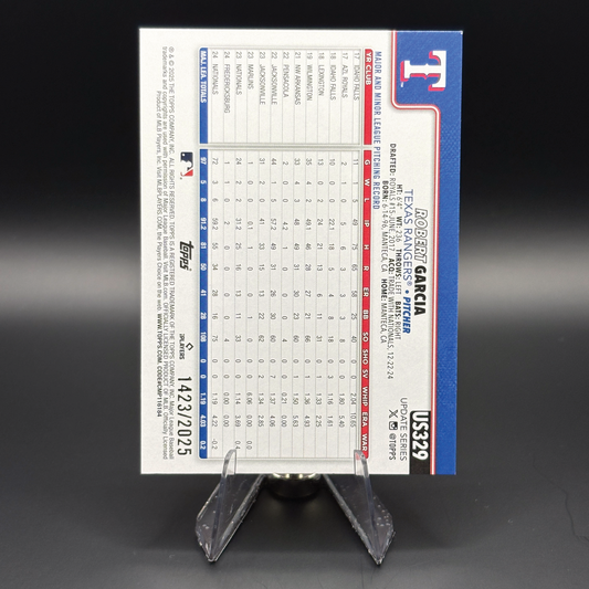 Robert Garcia (Gold Border 1423/2025) - 2025 Topps Update #US329