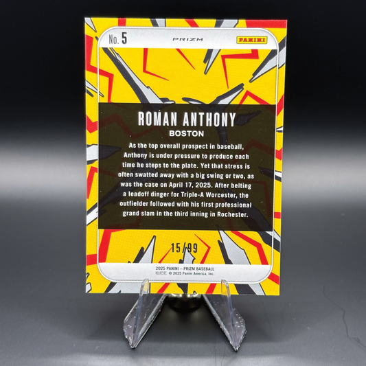 Roman Anthony (Blue 15/99)- 2025 Panini Prizm Dingers #5