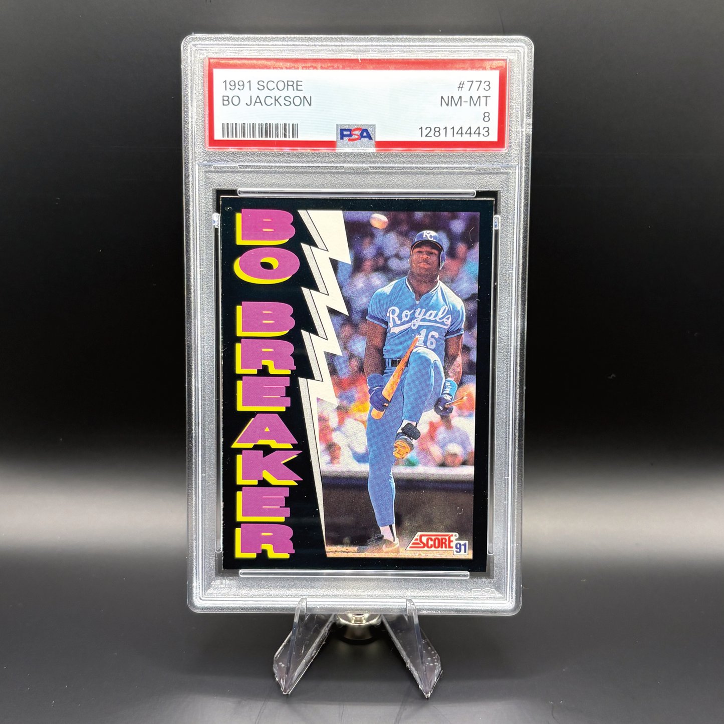 Bo Jackson (Bo Breaker) - PSA 8 Near Mint-Mint - 1991 Score #773