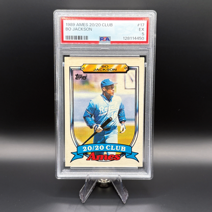 Bo Jackson - PSA 5 Excellent - 1989 Ames 20/20 Club #17