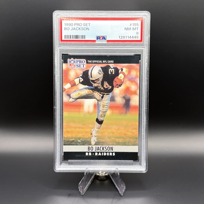 Bo Jackson - PSA 8 Near Mint-Mint - 1990 Pro Set #155