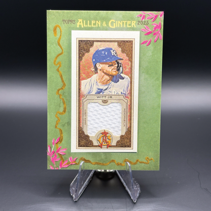 Bobby Witt Jr. - 2025 Topps Allen and Ginter Mini Framed Relic #MFR-BWI