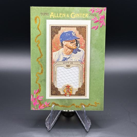 Bobby Witt Jr. - 2025 Topps Allen and Ginter Mini Framed Relic #MFR-BWI