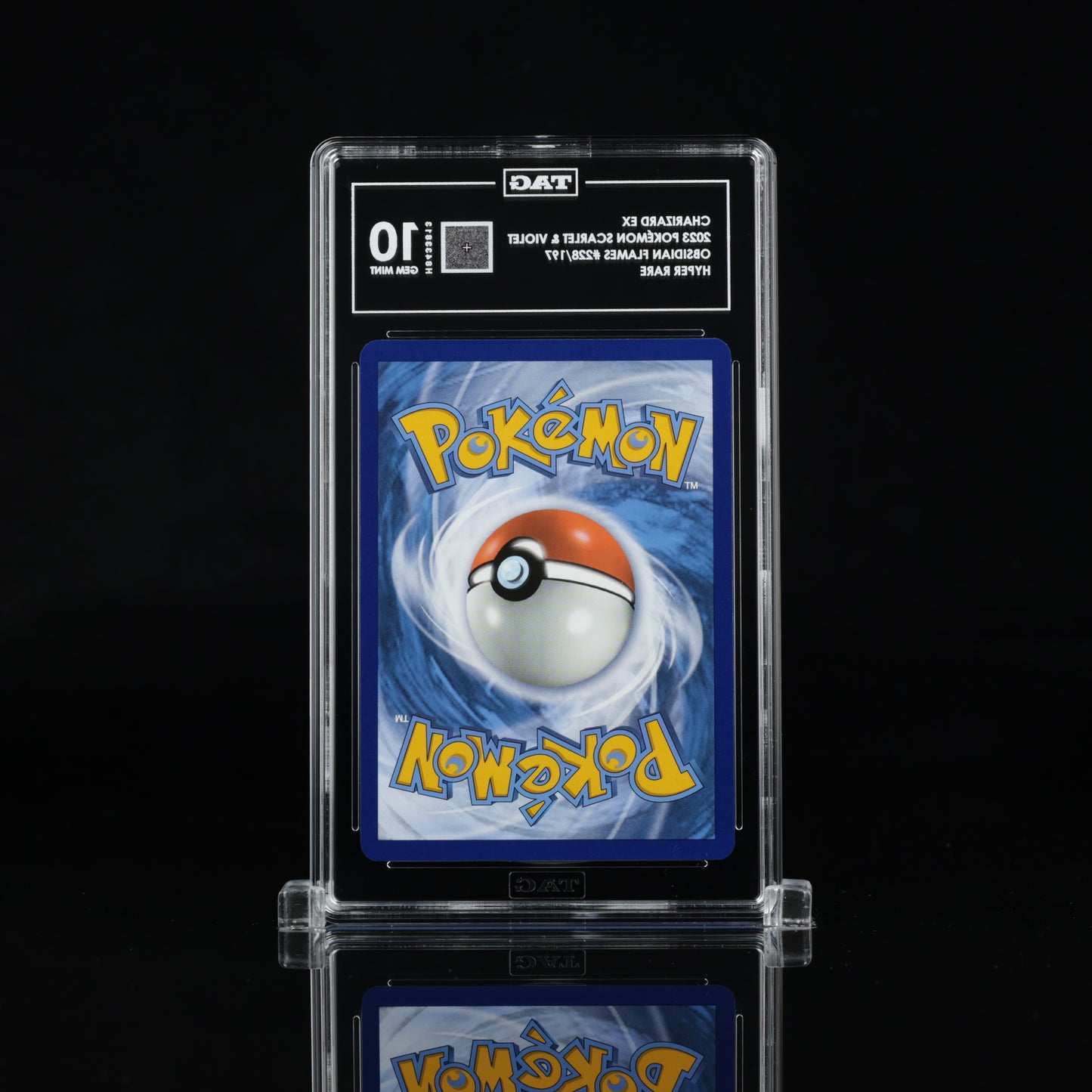 Charizard ex (Hyper Rare) - TAG 10 Gem Mint - 2023 Pokémon Scarlet & Violet Obsidian Flames #228/197