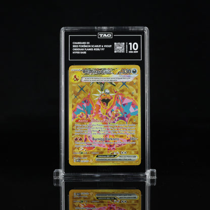 Charizard ex (Hyper Rare) - TAG 10 Gem Mint - 2023 Pokémon Scarlet & Violet Obsidian Flames #228/197