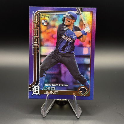 Jace Jung (Purple Rainbow Foil 74/250)- 2025 Topps Update #US93