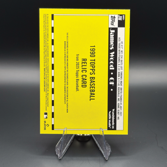 James Wood - 2025 Topps Series 2 1990 Relic #90R2-JW