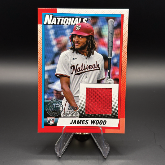 James Wood - 2025 Topps Series 2 1990 Relic #90R2-JW