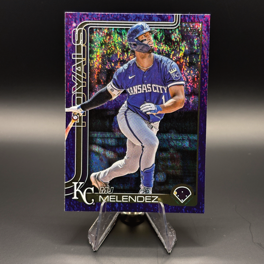 MJ Melendez (Purple Holo Foil 123/250)- 2025 Topps Series 2 #536