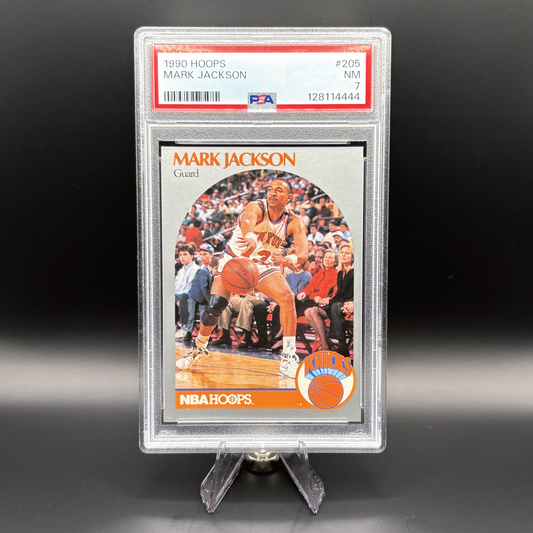Mark Jackson (Menendez Brothers) - PSA 7 Near Mint - 1990 Hoops #205