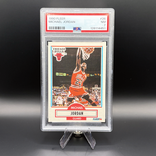 Michael Jordan - PSA 7 Near Mint - 1990 Fleer #26