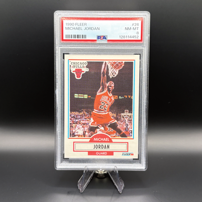 Michael Jordan - PSA 8 Near Mint-Mint - 1990 Fleer #26