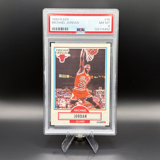 Michael Jordan - PSA 8 Near Mint-Mint - 1990 Fleer #26