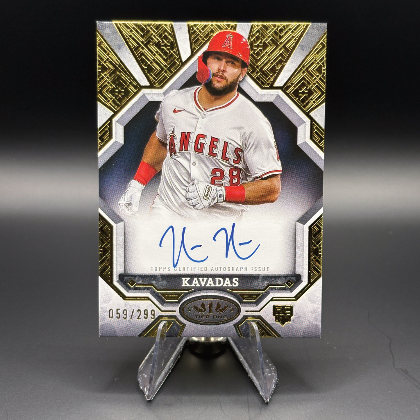 Niko Kavadas (059/299) - 2025 Topps Tier One Break Out Autograph #BOA-NK