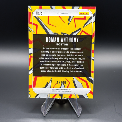 Roman Anthony (Blue 15/99)- 2025 Panini Prizm Dingers #5