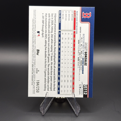 Romy Gonzalez (Purple Rainbow Foil 194/250)- 2025 Topps Update #US112