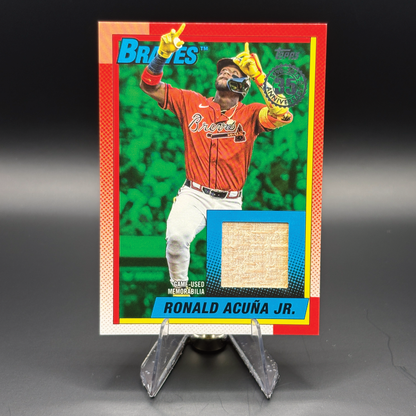 Ronald Acuna Jr. (Green 37/99) - 2025 Topps Update 1990 Relic #90RU-RAJ
