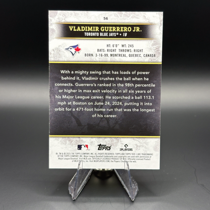 Vladimir Guerrero Jr. (Silver Foil 91/99) - 2025 Topps Tier One #56