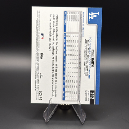 Will Smith (Black 62/74)- 2025 Topps Series 1 #212